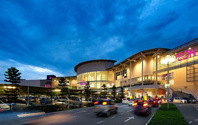 Bukit Indah AEON evening exterior for family food and leisure private MPV planning